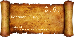 Darabos Ilma névjegykártya